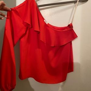 ❣️sold❣️ One sleeve Aritzia blouse